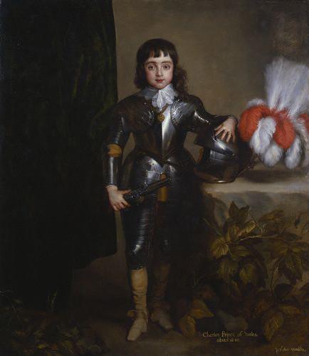 Anthony Van Dyck Charles II as child Germany oil painting art